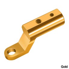 오토바이 백미러 익스팬더 브래킷 하이 마운트 액세서리 호환 퀄리티 어댑터 합금 알루미늄 범용 거치대 1PC, 금