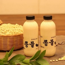 100% 국내산 순수하고 진한 콩물 500ml 우뭇가사리콩물 500ml, 1개