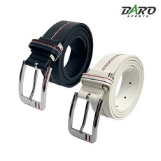 캐주얼 가죽 벨트 남자 남성 골프 허리띠 혁띠 혁대, 화이트, 1개