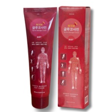 바르는 스포츠 맛사지 겔 젤 크림 핫 온열효과 MSM 글루코사민, 1개, 150ml