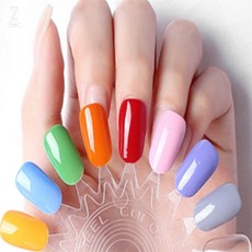 픽만 네일샵 컬러판 손톱아트 가이드 샘플표 샘플북, 투명