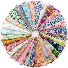 국산 플라워 퀼트 조걱원단 100종 멀티팩, 1세트, 혼합