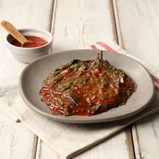 [수미푸드몰] 국산 생 깻잎 양념 무침 반찬 500g 깻잎장아찌, 1개