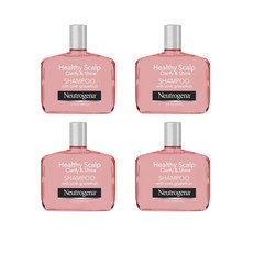 뉴트로지나 건강한 두피 클래리파이 & 샤인 샴푸 핑크 자몽, 4개, 354ml