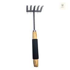 카트담기 5발 갈퀴 흙고르기