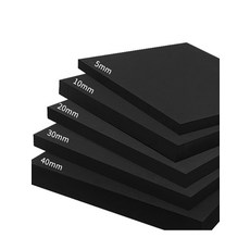 고밀도 대형 압축스티로폼 블랙 압축스치로폼 압축스펀지, 0.5mx0.5mx5mm, 1개, 1cm