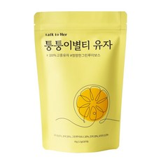 톡투허 퉁퉁이별티 유자 임산부 선물 호박차 유자차 그린루이보스티 귤피차 오미자차, 1.5g, 30개입, 1개