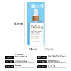 SHAVE OIL 草莓毛須後油 輕鬆護理油, 1個, 麝香椰子身體須後油