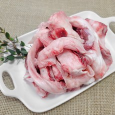 [당일출고] 한우 1등급이상 도가니 스지 우족 몸보신 보신용 곰탕 수육 보양식 더예쁜한우, 1kg, 1개, 한우 스지 보신용