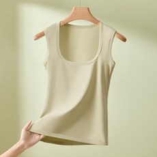 春夏純棉加大尺碼打底內搭吊帶背心 - 適合100公斤