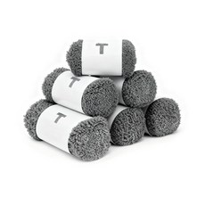 HIXZ액세스 포인트 X1 창문 클리너용 극세사 교체 소프트 패드 12개 재사용 가능 세탁기 세탁 가능 (12) 248542