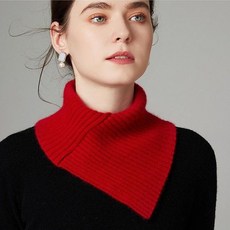 仿羊絨圍脖女冬季保暖簡約脖套護頸針織圍巾假領子高百搭毛綫針織XS96