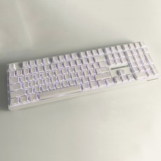 아이모 체리프로파일 PBT 등고선 4.0 그라데이션 135키 측각 키캡, 화이트