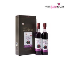 윤선애선인장 해피가피 복분자즙 선물세트 / 500ml x 2병, 2개