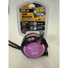 亞克迷你自動煞車捲尺 8米公分, 1個