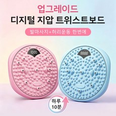허리 트위스트 보드 복부 운동기구 홈트레이닝 뱃살 다이어트 허리 골반 운동기구, 1개, 블루