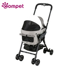 Compet milimili lite-a 日本精品寵物手推車-單手秒收小型犬貓兩用推車, 海沙米