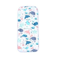 유모차 면화 쿠션 두꺼운 충격 흡수 카트 매트 베이비 유모차 패드 식당 의자 흔들 의자 요람 쿠션, [01] 1