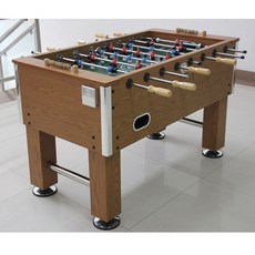 테이블 축구게임 대형 풋볼축구게임기 보드게임 게임 실내, 나뭇결 솔리드 로드 + 금속 베어링, 1개