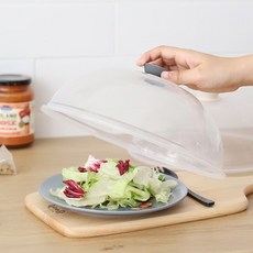 [TJCOMPANY] 히키스 HICKIES 국산 전자레인지 냉장고 음식덮개 위생보관 돔형 푸드커버 26cm, 1개, 베이지