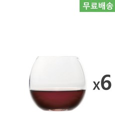 6p BOX 오션글라스 메디슨 락글라스 395ml C18413 스템리스와인잔, 6개