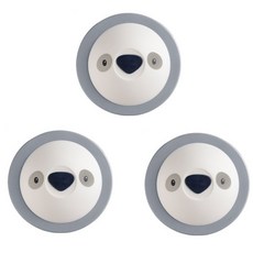 MR.OZER 企鵝造型水槽過濾器, 3個, 黑色