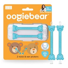 우기베어: 코 청소기 및 귀지 제거 도구 - 영아 를 oogiebear: Baby Nose Cleaner & Ear Wax Removal Tool - Safe Booger, 2 Pack - Blue w/ Case
