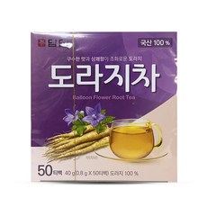 담터 구수하고 상쾌한 도라지차 50T, 단품, 1, 800mg