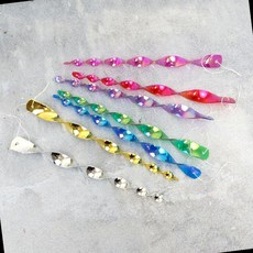 조류퇴치 새퇴치 스크류 모빌 참새 비둘기 농사 과수 보호 반짝이 스틱 행잉 베란다, 골드30cm1PGS3000001B