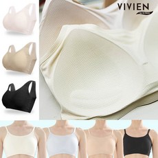 비비안forhistore패드일체형 에어홀 심리스 브라렛 스포츠 브라2매