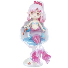 라푸유 인어공주피규어 액션피겨 BJD 구제관절 인어피규어 1:12관절인형 책상인테리어 여자친구선물 인형장식 인어피겨 L9910, 1개, 멜로, 21cm