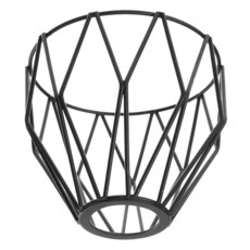 Kisangel Iron Art 전등갓 할로우 펜던트 조명 커버 창의적인 금속 램프 갓 홈 바 통로 천장 조명 액세서리 9.1cm(3.66인치) 블랙