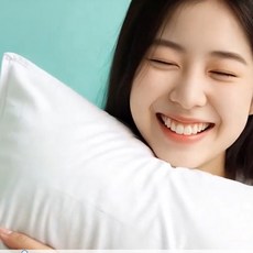 호레카클래식스 옆으로자는 베개 일자목 목디스크 거북목 낮은 숙면 베개솜, 1개, 화이트