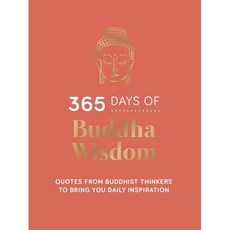 하드커버 책 365일 부처의 지혜: 매일 영감을 주는 불교 hardcover Book 365 Days of Buddha Wisdom: Quotes from Buddhist Th