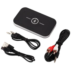 2IN 1 Bluetooth 5.3 오디오 송신기 수신기 3.5mm AUX 잭 RCA USB 동글 음악 무선 어댑터 (자동차 PC TV 헤, 01 Bluetooth 5.3, 1개