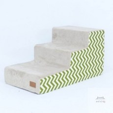 우노구나 [레드퍼피] 엔틱펫스텝 베이지(3단) 강아지침대계단