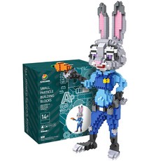 [알꿀밤-나노블럭-주토피아] LP빅 토끼 주디, 1개