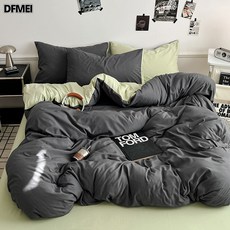 DFMEI 純色學生宿舍水洗棉 牀上用品ins, 1.5m單牀笠