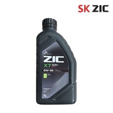 ZIC X7 지크 0W30 제로 엔진오일 1L 합성유 합성 가솔린 LPG 공용 택시, 1개
