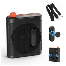 YAyusi 교사를 위한 무선 음성 앰프 마그네틱 라발리에 마이크 2개 핸즈프리 미니 휴대용 및 랜야드가 있는 스피커 교실/회의/연설용 충전식 교사, YAyusi 교사를 위한 무선 음성 앰프, 마그네틱 라