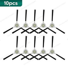 액세서리와 메인 브러시 필터 걸레 천 먼지 봉투 교체 부품, 6. 10 side brushes, 기본