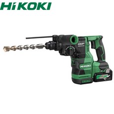 南慶五金 日立 HIKOKI 36V 無刷四溝鎚鑽 SDS-PLUS 28mm DH3628DA, 1個, 套組(主機+雙2.5AH+充電器+箱)