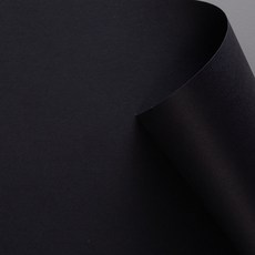 더조이 칼라 얇은 양면 색상지 80g A4 No.32 블랙 1매 색지 낱장