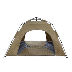 방한텐트 면 텐트 가정용 보온 방풍 더블 실내 수면, B. 브라운21.5m 겨울용 코튼 스타일