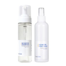 VeryCode 免水洗洗髮精 200ml+免水洗沐浴露 200ml, 1組