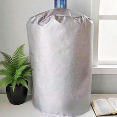 생수통 커버 정수기 녹조방지 업소용 나뭇잎 가리개 버킷, 1개, 실버 단층 18.9l 바닥용