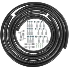 RALBDX 25PCS A/C 에어컨 호스 및 피팅 키트 6 5피트 8 10 AC, Without Pipe Cutter