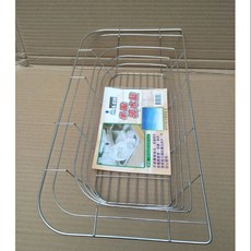 亞晨 304不鏽鋼半圓滴水籃45.6cm，廚房水槽瀝水籃，碗盤蔬果瀝水架, 不鏽鋼, 1個