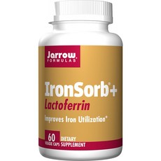 Jarrow FORMULAS IronSorb+Lactoferrin膠囊, 1組, 60顆