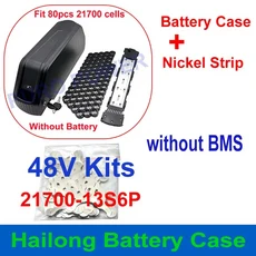 롱 배터리 케이스 80개 21700 셀 수용 36V 48V 52V 60V 72V 폴리 박스 니켈 스트립 10S 13S 14S 50A BMS DI, 05 SJ06 48V BOX